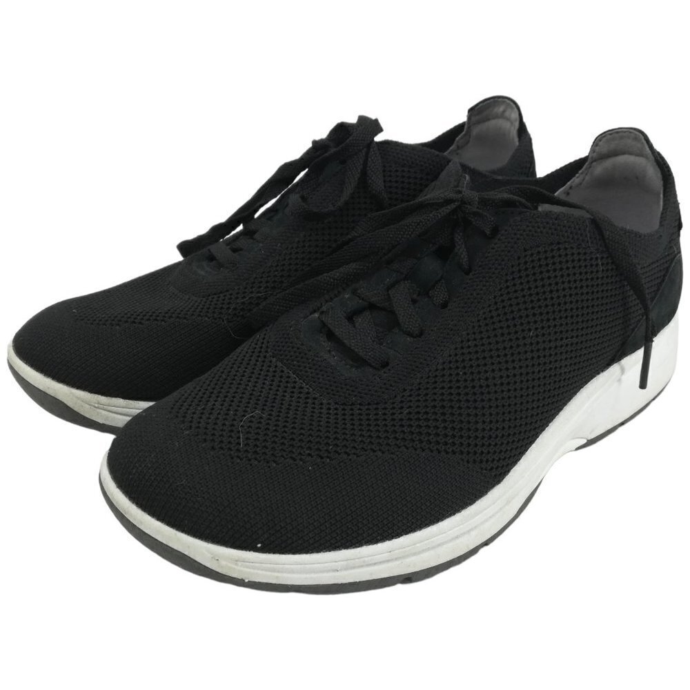 Aravon Pyper Knit Lace Up Sneaker Tennis Shoes Size 6.5 Black Casual Comfort